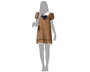 Disfraz de Muñeca Terrorífica Vintage Vestido Marrón Mujer Adulto Halloween Talla M-L
