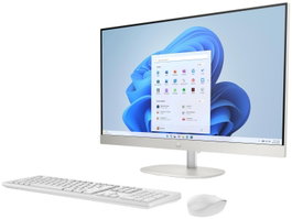 HP All-in-One 27 con AMD Ryzen™ AI 7, 16GB RAM, 512GB SSD, 27'' FHD, Blanco