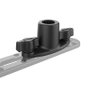 RAM Mounts Dual T-Bolt Track Base para postes spline