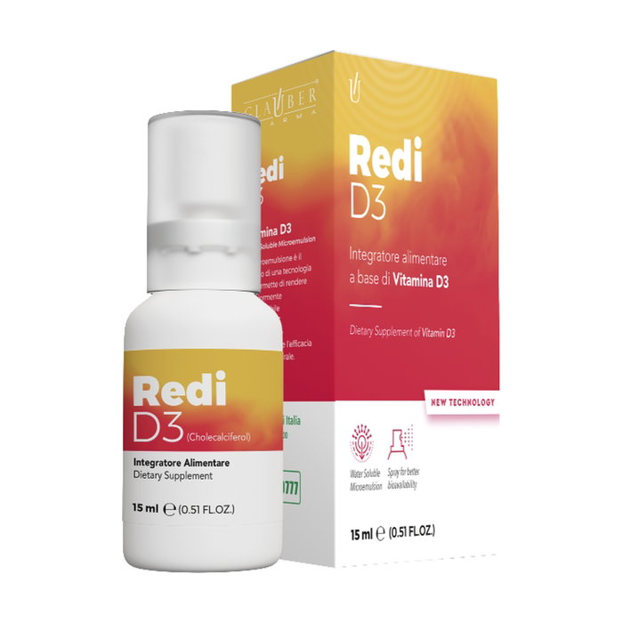 GLAUBER PHARMA Redi D3 spray 15ml