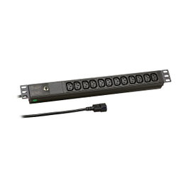 EFB Elektronik EK631CC.1 Regleta para Rack 19 pulg. 12x C13 con entrada C14