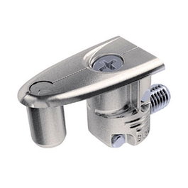 ITALIANA FERRAMENTA Soporte Union Elefant Zamak Niquel SP30MM para Tableros de 30Mm