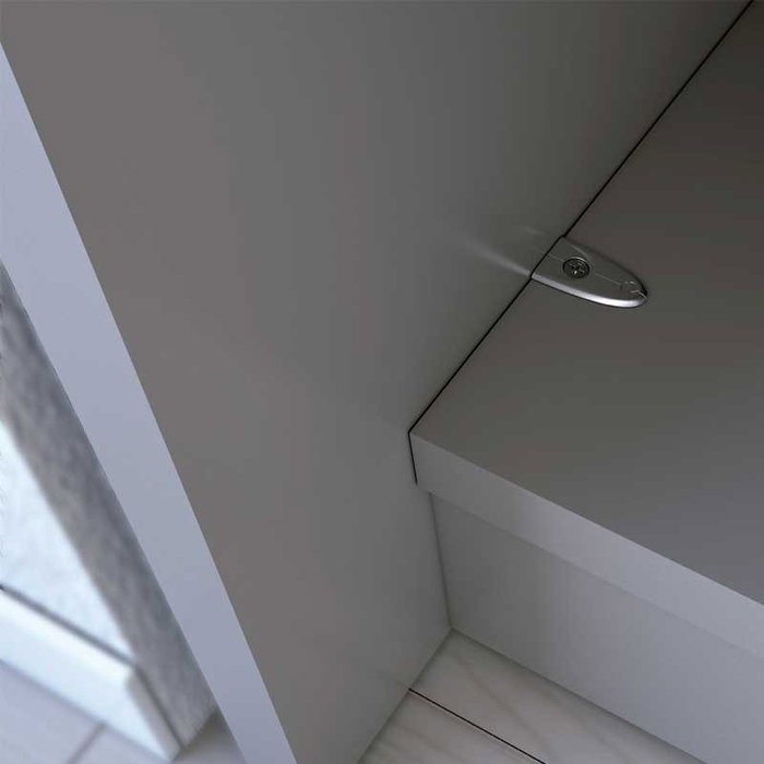 ITALIANA FERRAMENTA Soporte Union Elefant Zamak Niquel SP30MM para Tableros de 30Mm ITALIANA FERRAMENTA Soporte Union Elefant Zamak Niquel SP30MM para Tableros de 30Mm