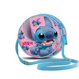 Karactermania Bolso Bandolera Redondo Lilo y Stitch Azul