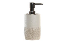 DKD Home Decor Dosificador de Resina y Acacia 300 ml Beige