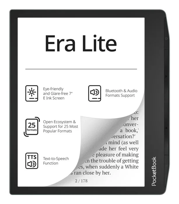 PocketBook Era Lite 7 Pulgadas 16 GB Stone Green PocketBook Era Lite 7 Pulgadas 16 GB Stone Green