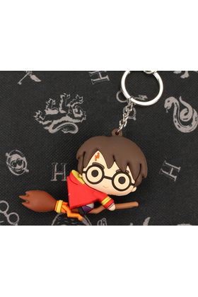 Harry Potter Capa Roja Llavero Figurativo Goma Harry Potter