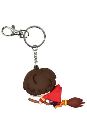 Harry Potter Capa Roja Llavero Figurativo Goma Harry Potter