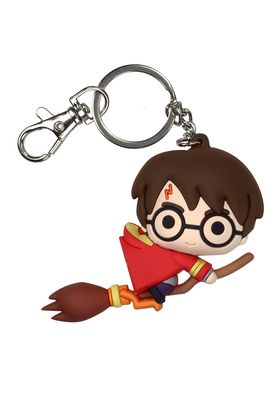 Harry Potter Capa Roja Llavero Figurativo Goma Harry Potter