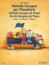 SCHOOT MUSIC, Metodo europeo per pianoforte: vol.1 metodo de piano europeo - Fritz Emonts