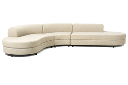 DKD Home Decor Sofá Modular Urban Beige 120 x 73 x 493 cm