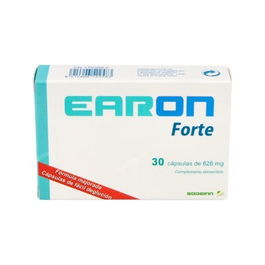 Sodeinn Earon Forte 30 Cápsulas - Suplemento con Ginkgo biloba, Coenzima Q10, Ácido alfa-lipoico, Zinc, Selenio y Melatonina