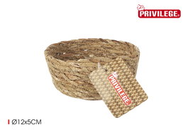 Privilege Cesta Mimbre Redonda 12.5 cm x 5.6 cm (36 Unidades)