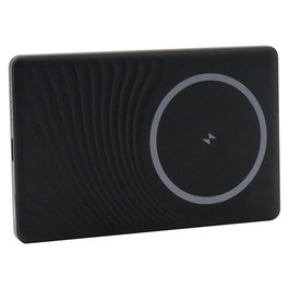 Realpower PB-5000 MAG Cargador Inalámbrico Ultra Slim 5000 mAh 20 W Compatible MagSafe con Cable USB-C Negro