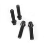 OMP Juego de 4 Tornillos M14x1.25 Cónico Largo 48 mm Llave 17 Negro DIN 10.9 - OMPS09881401