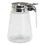 Lily Cook Dispensador de Miel 300 Ml Cristal Acero Plástico Vertido Una Mano Facilita Servicio 8x11,5 cm h.13 cm