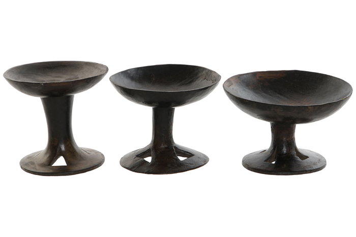 DKD Home Decor Centro de Mesa Unique / antique Marrón Teca (2 Unidades) DKD Home Decor Centro de Mesa Unique / antique Marrón Teca (2 Unidades)