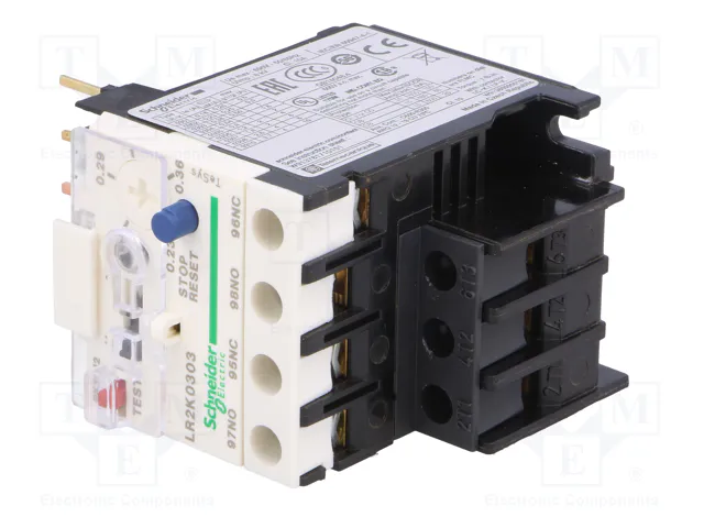 SCHNEIDER ELECTRIC Relé Térmico TeSys K LR2K0303 0,23÷0,36A