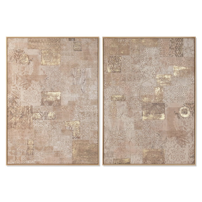 DKD Home Decor Cuadro Lienzo Pino 103x4x143 Pintado a Mano (Surtido de 2) DKD Home Decor Cuadro Lienzo Pino 103x4x143 Pintado a Mano (Surtido de 2)
