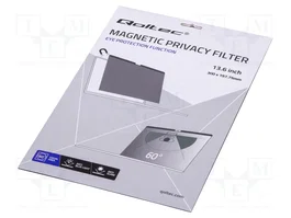 Qoltec Filtro de Privacidad Magnético para MacBook Air 13.6 pulgadas con Protección Ocular