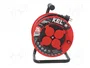 KEL Prolongador de alimentación H05RR-F 3G1,5mm2 25m Negro