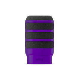 RODE WS14 Filtro Antipop de Lujo Morado para PodMic y PodMic USB, Audio Cristalino