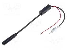 ACV Amplificador de antena con toma y enchufe DIN