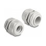 DeLOCK Prensaestopas EX M25 Gris 2 Piezas