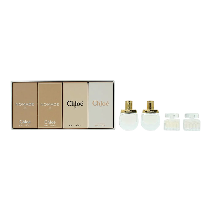 Set Chloe: Chloe, Eau De Parfum, For Women, 5 ml *Miniature + Rose Tangerine, Eau De Toilette, For Women, 5 ml *Miniature + Nomade, Eau De Parfum, For Women, 5 ml *Miniature + Nomade, Eau De Toilette, For Women, 5 ml *Miniature Set Chloe: Chloe, Eau De Parfum, For Women, 5 ml *Miniature + Rose Tangerine, Eau De Toilette, For Women, 5 ml *Miniature + Nomade, Eau De Parfum, For Women, 5 ml *Miniature + Nomade, Eau De Toilette, For Women, 5 ml *Miniature