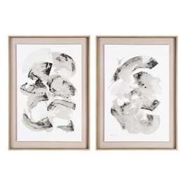 Cuadro Pintura Abstracto Lienzo 2/M 98 X 132 cm (Set de 2)