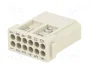 HARTING Módulo de conector macho Han-Modular® de 12 pines