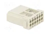HARTING Módulo de conector macho Han-Modular® de 12 pines