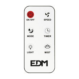 Edm Control Remoto Recambio para Ventilador 33052 - Reemplazo Original - Mando a Distancia