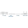 ACT Connectivity Adaptador USB-C a RJ45 Ethernet 2,5 Gbps AC7081 Gris