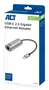 ACT Connectivity Adaptador USB-C a RJ45 Ethernet 2,5 Gbps AC7081 Gris