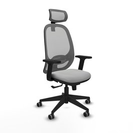 PIQUERAS Y CRESPO Silla de oficina Cilanco con mecanismo Sincro Gris