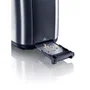 TOSTADOR DE PAN PHILIPS HD2628 BLACK AND METAL - 950W - 7 POSICIONES TOSTADO - 2 RANURAS ANCHAS - FUNCIÓN DESCONGELACIÓN