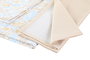 DKD Home Decor Set de 2 Paños de Cocina de Algodón Bandana Pastel