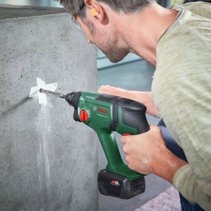 Bosch UniversalHammer 18V - Taladro percutor inalámbrico con SDS Plus Bosch UniversalHammer 18V - Taladro percutor inalámbrico con SDS Plus