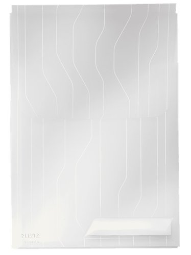 Leitz Funda multitaladro polipropileno 200 mc transparente con fuelle DIN A4