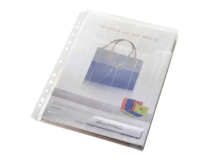 Leitz Combifile Fundas Multitaladro A4 Blanco 200 µ Set de 6