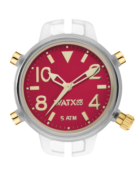 Watxandco RWA3023 Reloj para Mujer con Esfera Roja Watxandco RWA3023 Reloj para Mujer con Esfera Roja