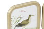DKD Home Decor Cuadro Cottage 2 x 30 x 30 cm Aves Beige Verde Dorado Cristal MDF (6 Unidades)