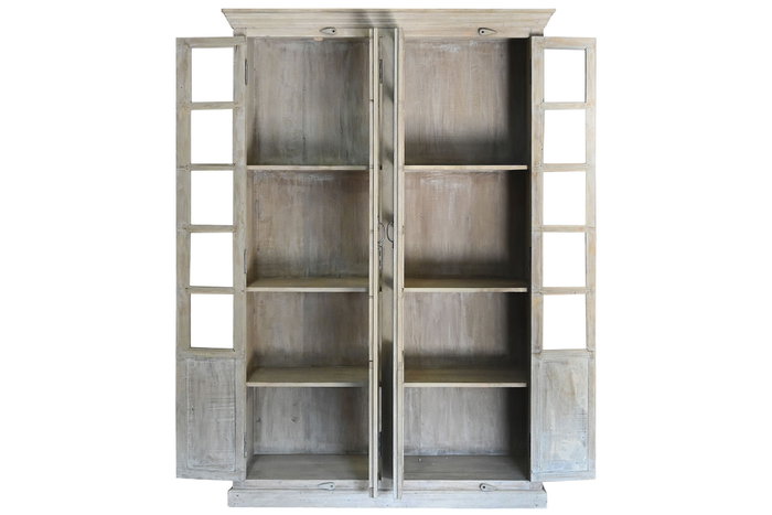 DKD Home Decor Vitrina India 1c25 Blanco 135 x 50 x 210 cm DKD Home Decor Vitrina India 1c25 Blanco 135 x 50 x 210 cm