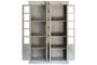 DKD Home Decor Vitrina India 1c25 Blanco 135 x 50 x 210 cm