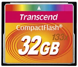 Transcend Tarjeta Compact Flash 32GB 133x
