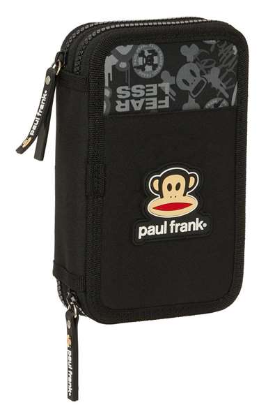 Plumier Doble Paul Frank Join the fun Negro 12.5 x 19.5 x 4 cm (28 piezas) Plumier Doble Paul Frank Join the fun Negro 12.5 x 19.5 x 4 cm (28 piezas)