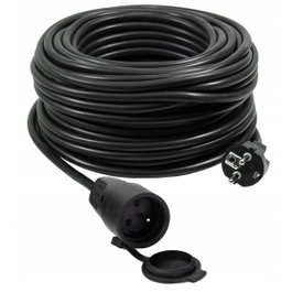 Vertex PZO50M Cable Alargador Retráctil 50 m 3x2,5 mm Naranja
