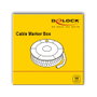 DeLOCK Caja de marcadores de cables Nr: 7, amarillo, 500 unidades