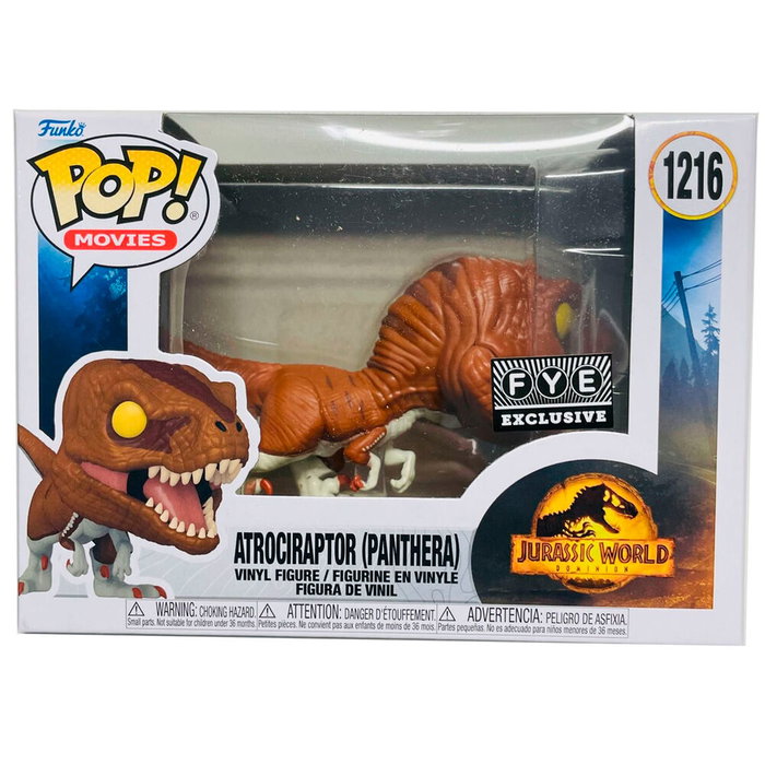 Funko Figura POP Jurassic World 3 Atrociraptor Panthera Exclusive Figura Vinilo